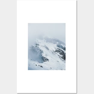 Italian Mountain Peak in the Fog - Landscape Photography Posters and Art